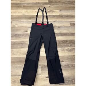Marmot Gore-Tex Infinium Softshell Pants Mens Black medium Suspenders Ski Snow
